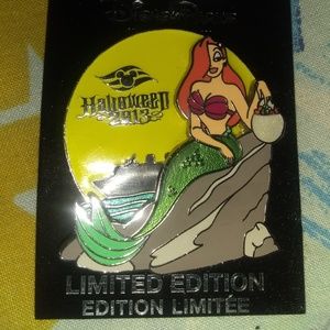 DISNEY PIN JESSICA RABBIT AS ARIEL HALLOWEEN 2013